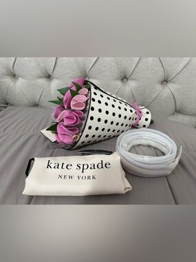 NWT Kate Spade New York Flora 3D Flower Bouquet handbag bag crossbody